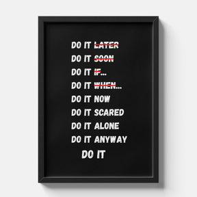 Do It Anyway Bold Motivational Typography Poster