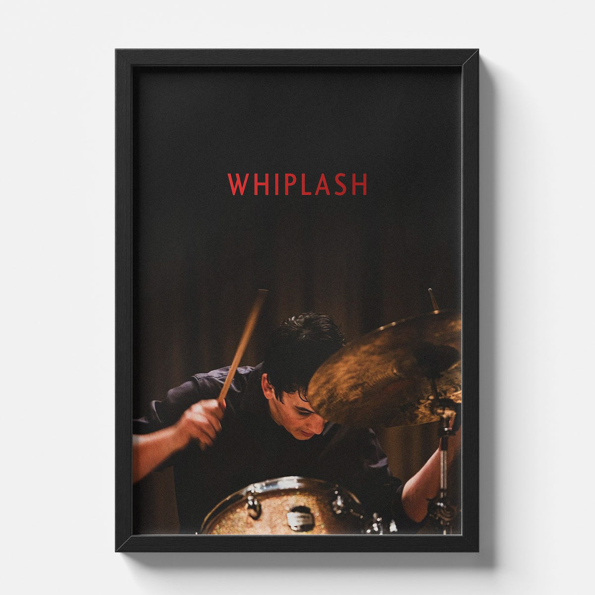 Whiplash Minimalist Jazz Drummer Cinematic Movie Poster Art