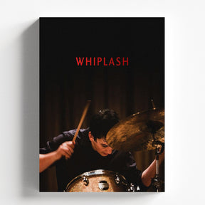 Whiplash Minimalist Jazz Drummer Cinematic Movie Poster Art