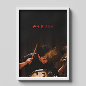 Whiplash Minimalist Jazz Drummer Cinematic Movie Poster Art