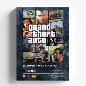 Grand Theft Auto IV Liberty City Poster