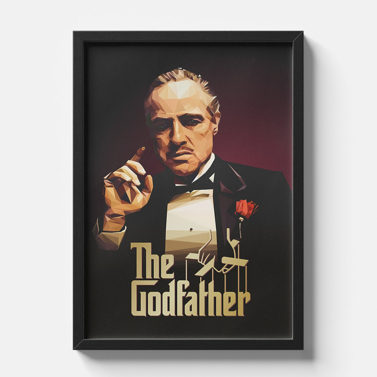 The Godfather Minimalist Classic Movie Poster Artwork