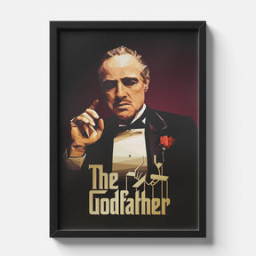 The Godfather Minimalist Classic Movie Poster Artwork