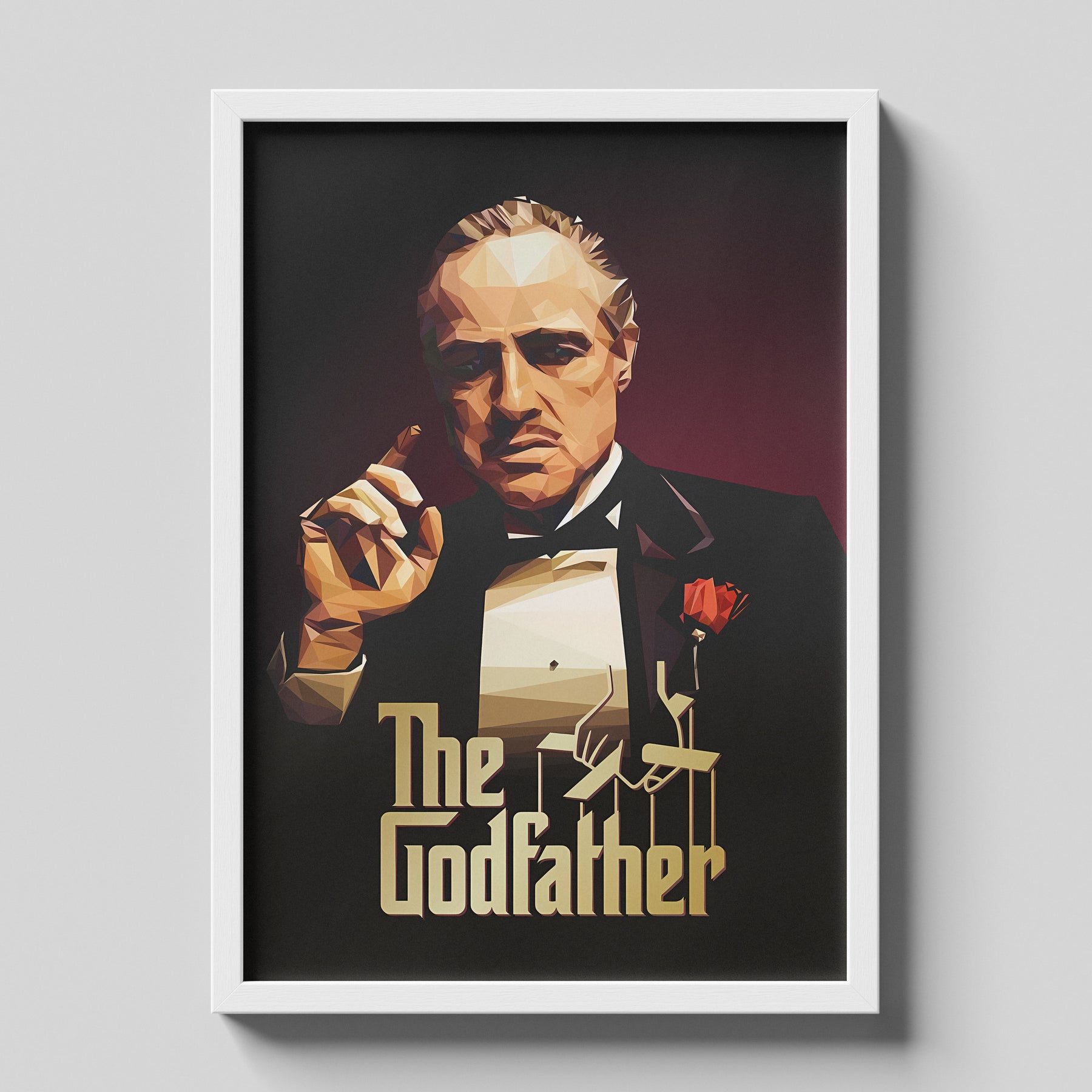 The Godfather Minimalist Classic Movie Poster Artwork