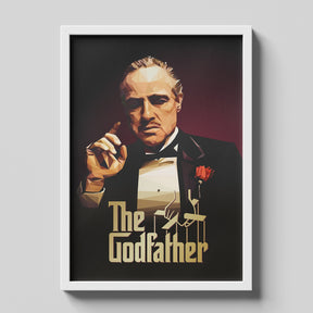 The Godfather Minimalist Classic Movie Poster Artwork