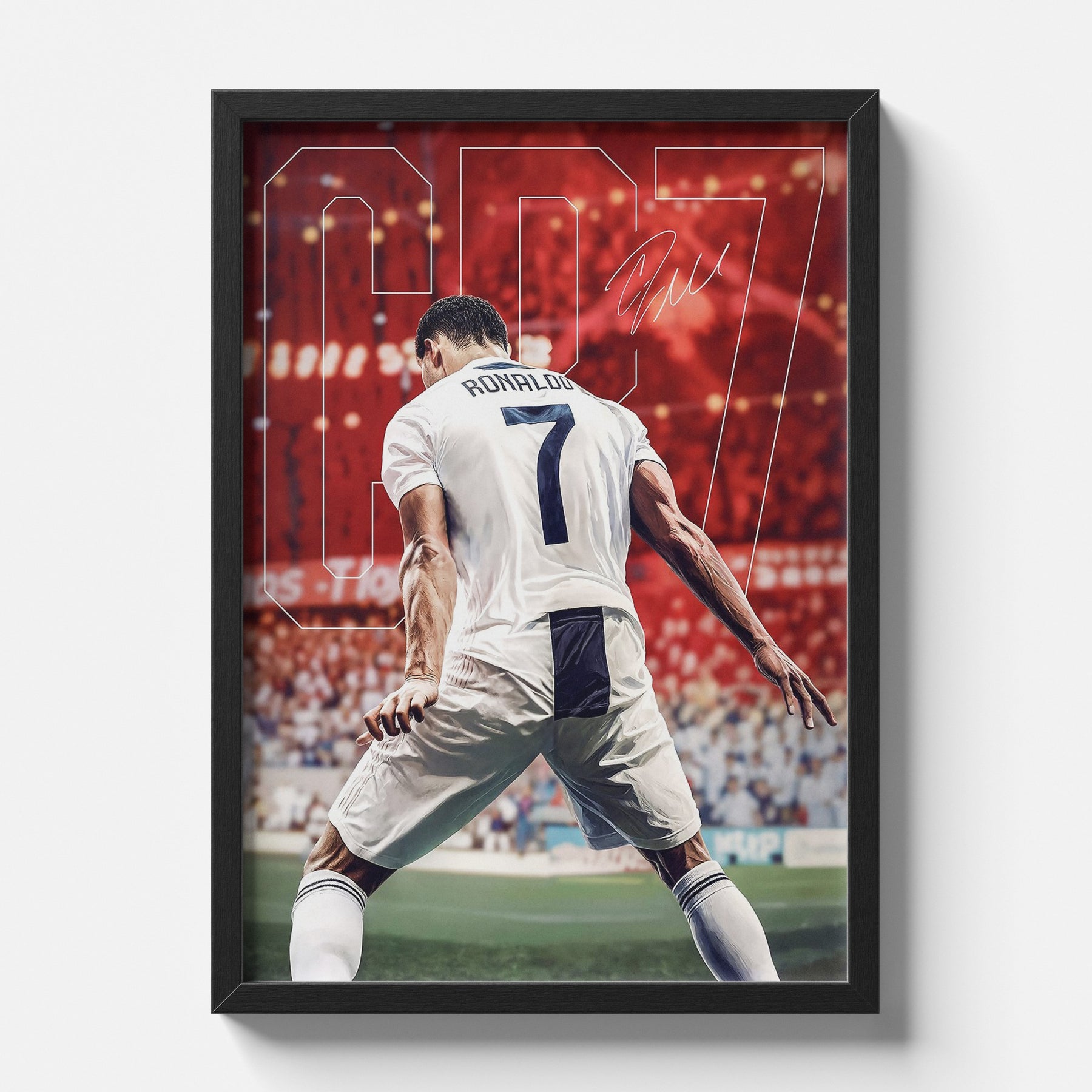 CR7 Cristiano Ronaldo Poster | Iconic Football Wall Art Print