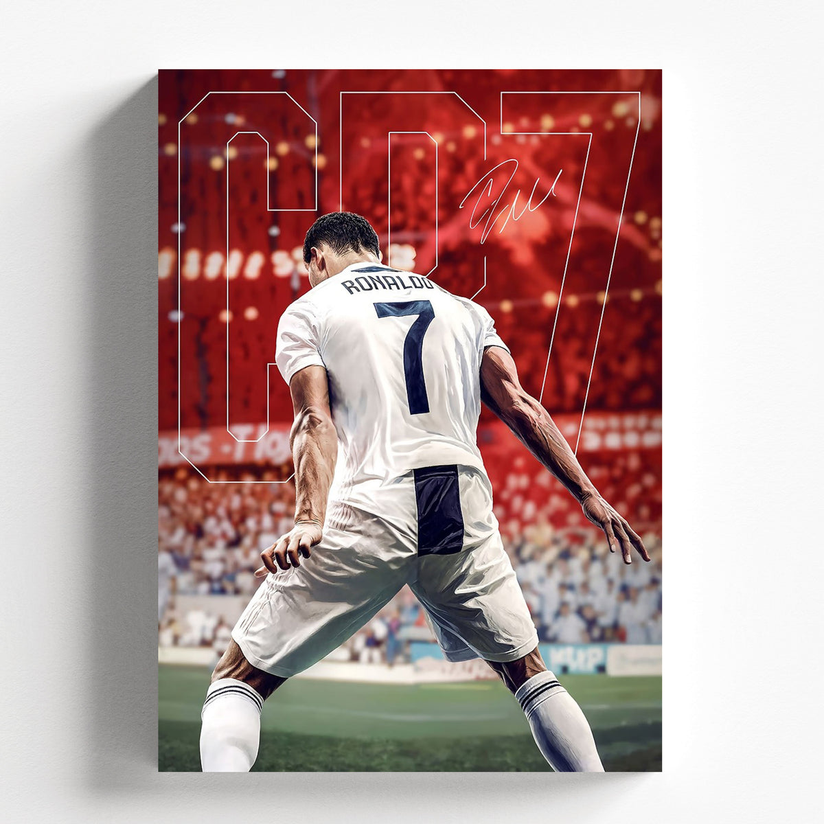 CR7 Cristiano Ronaldo Poster | Iconic Football Wall Art Print