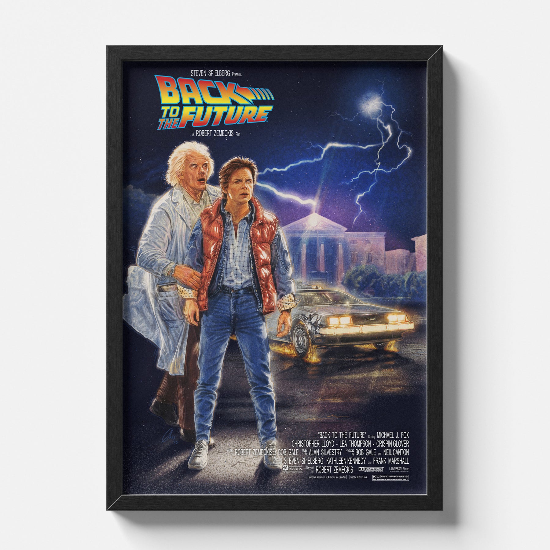Back to the Future Classic Movie Poster Wall Art