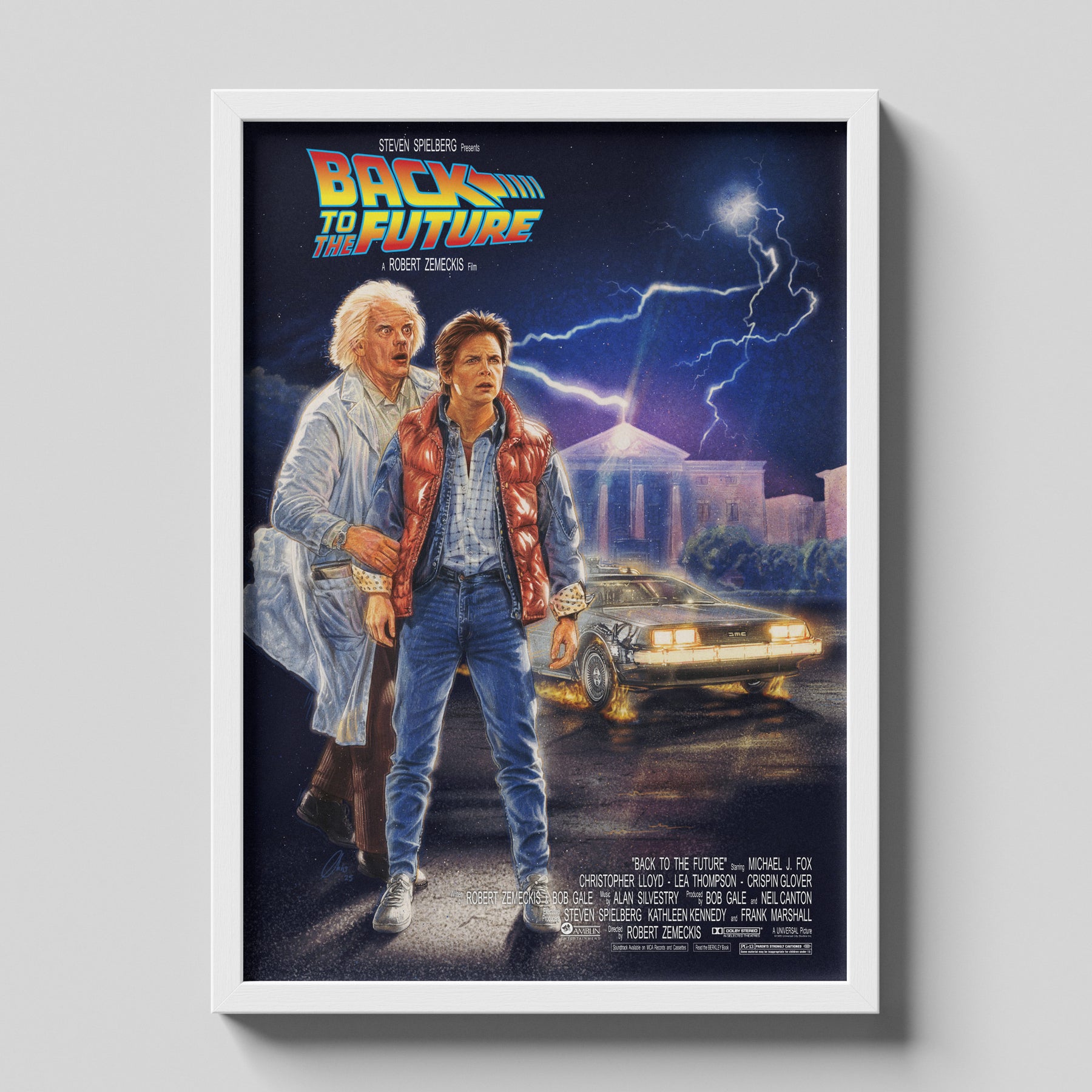Back to the Future Classic Movie Poster Wall Art