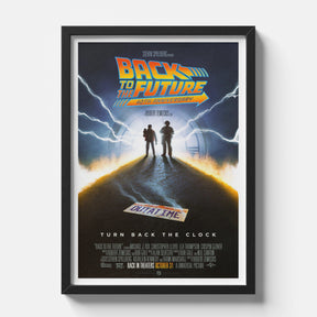 Back to the Future Anniversary Poster Time Travel Wall Art