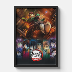 Demon Slayer Infinity Castle Poster  Kimetsu no Yaiba Anime Wall Art