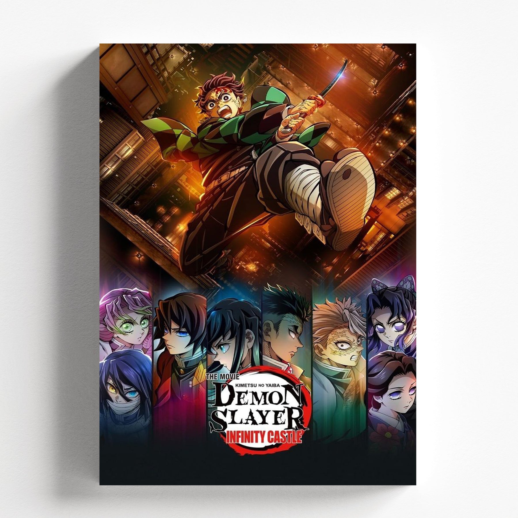Demon Slayer Infinity Castle Poster  Kimetsu no Yaiba Anime Wall Art