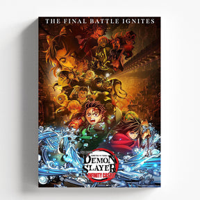 Demon Slayer Infinity Castle Poster  Kimetsu no Yaiba Anime Wall Art