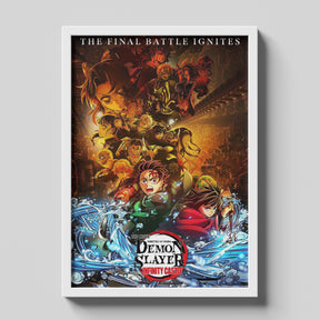 Demon Slayer Infinity Castle Poster  Kimetsu no Yaiba Anime Wall Art