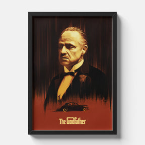 The Godfather Don Vito Corleone Cinematic Movie Poster