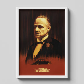 The Godfather Don Vito Corleone Cinematic Movie Poster