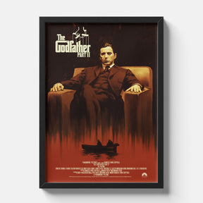 Godfather Part II Cinematic Minimalist Movie Poster Art