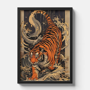 Majestic Tiger Power and Strength Art Poster