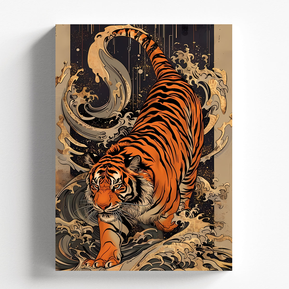 Majestic Tiger Power and Strength Art Poster