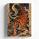 Majestic Tiger Power and Strength Art Poster