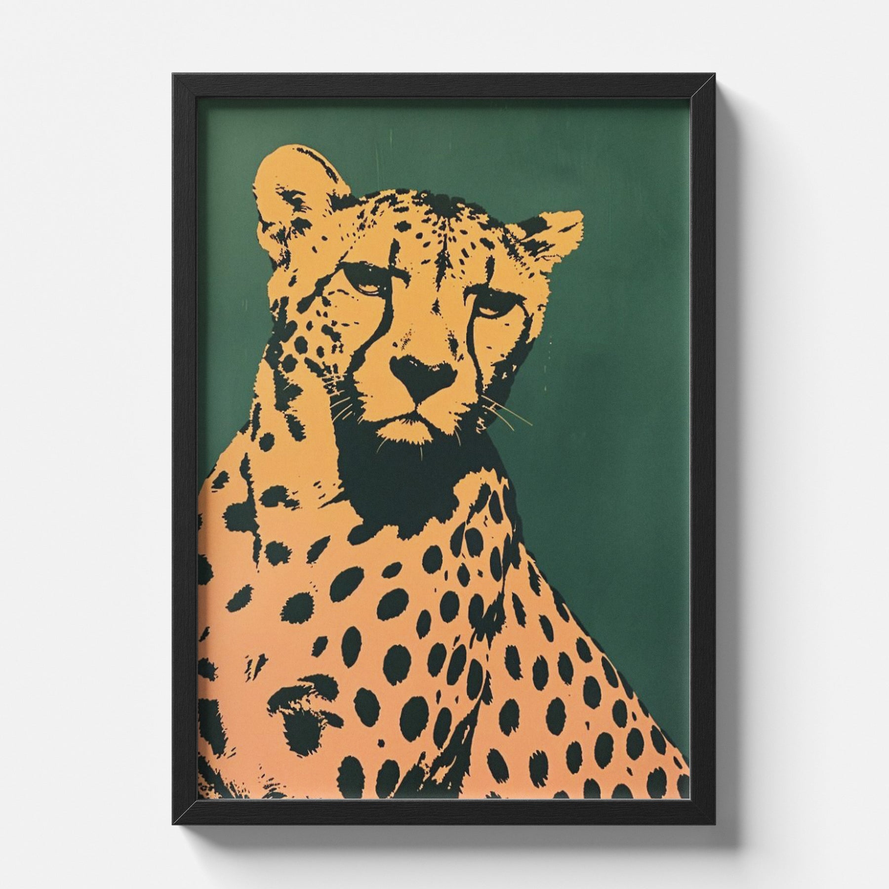 The Gaze of the Emerald Cheetah