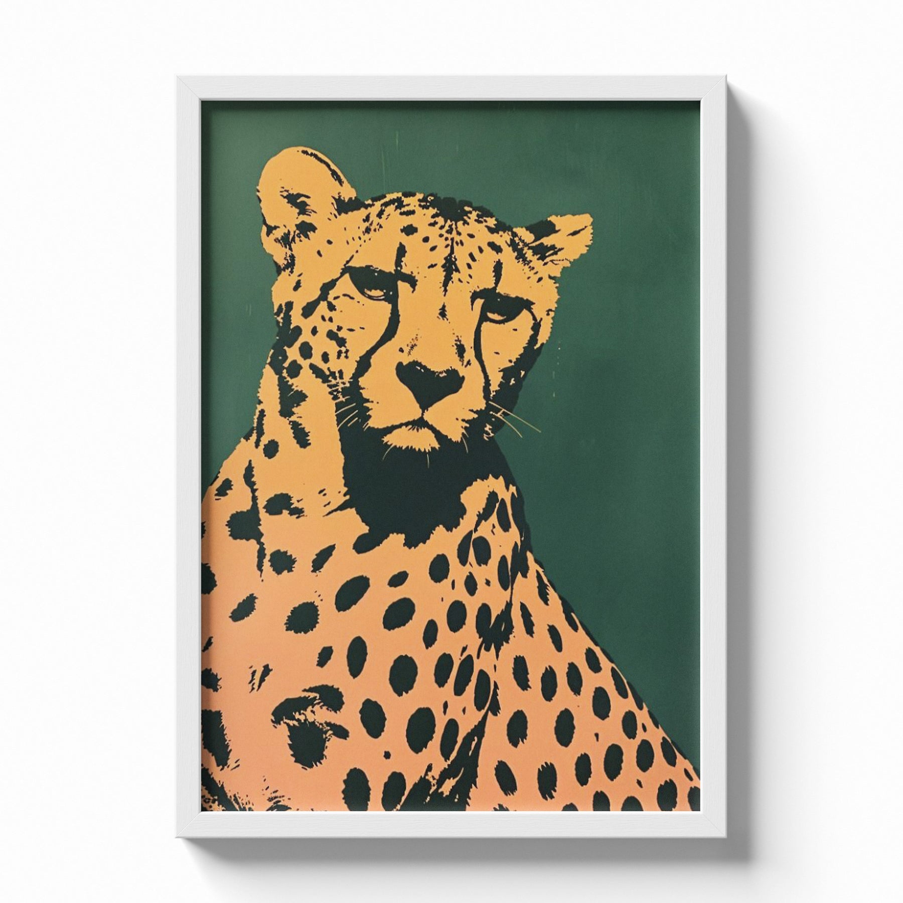 The Gaze of the Emerald Cheetah