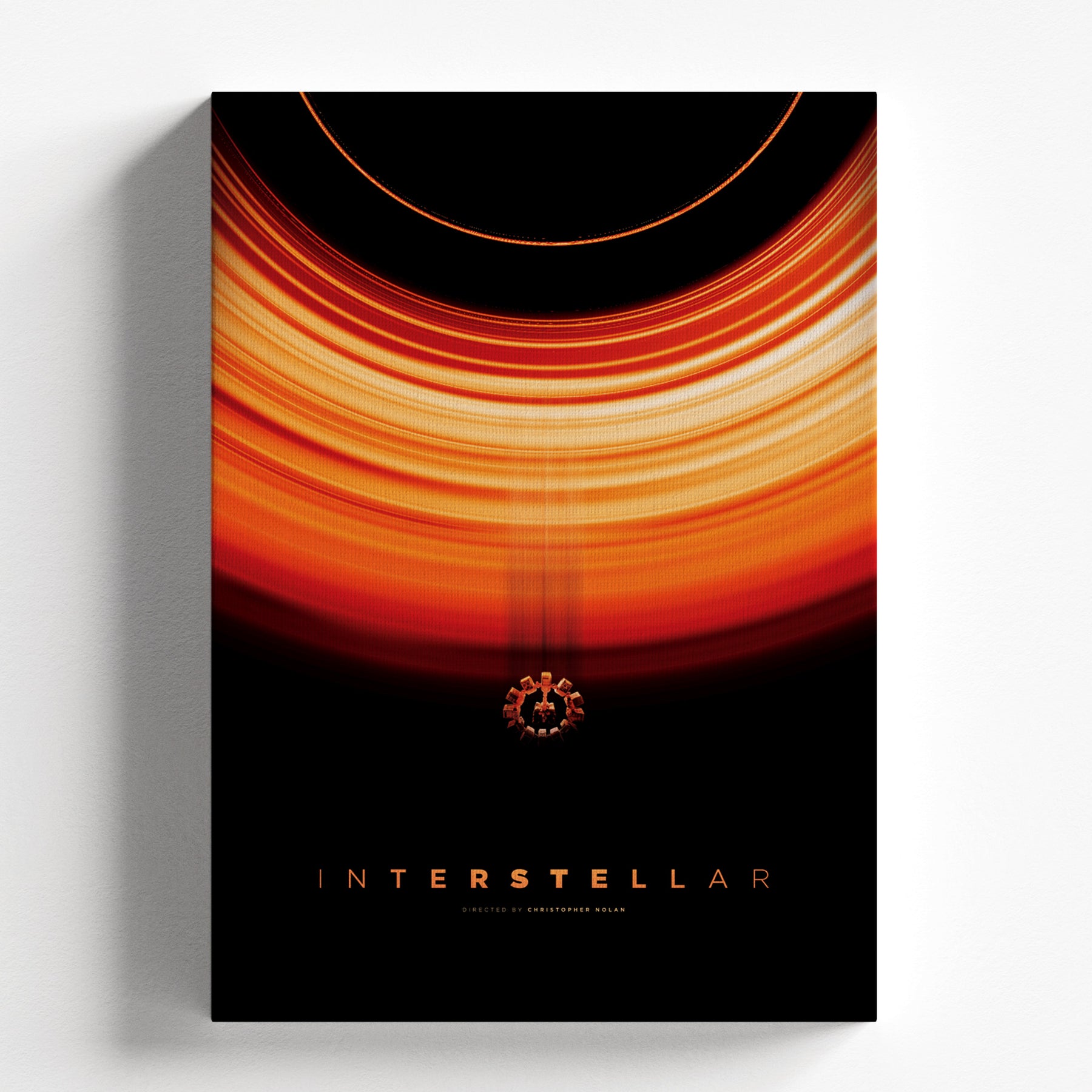 Interstellar Black Hole Minimal Cinematic Poster
