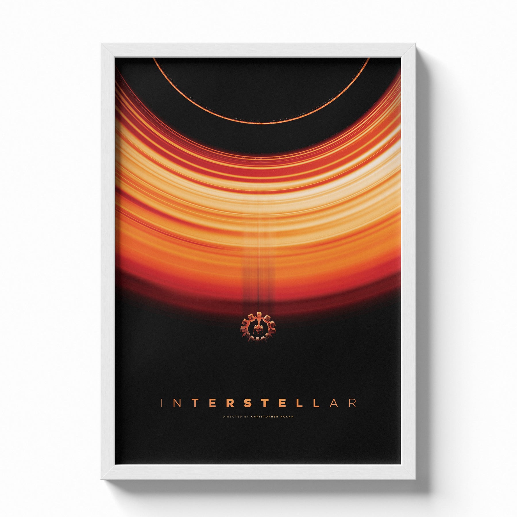 Interstellar Black Hole Minimal Cinematic Poster