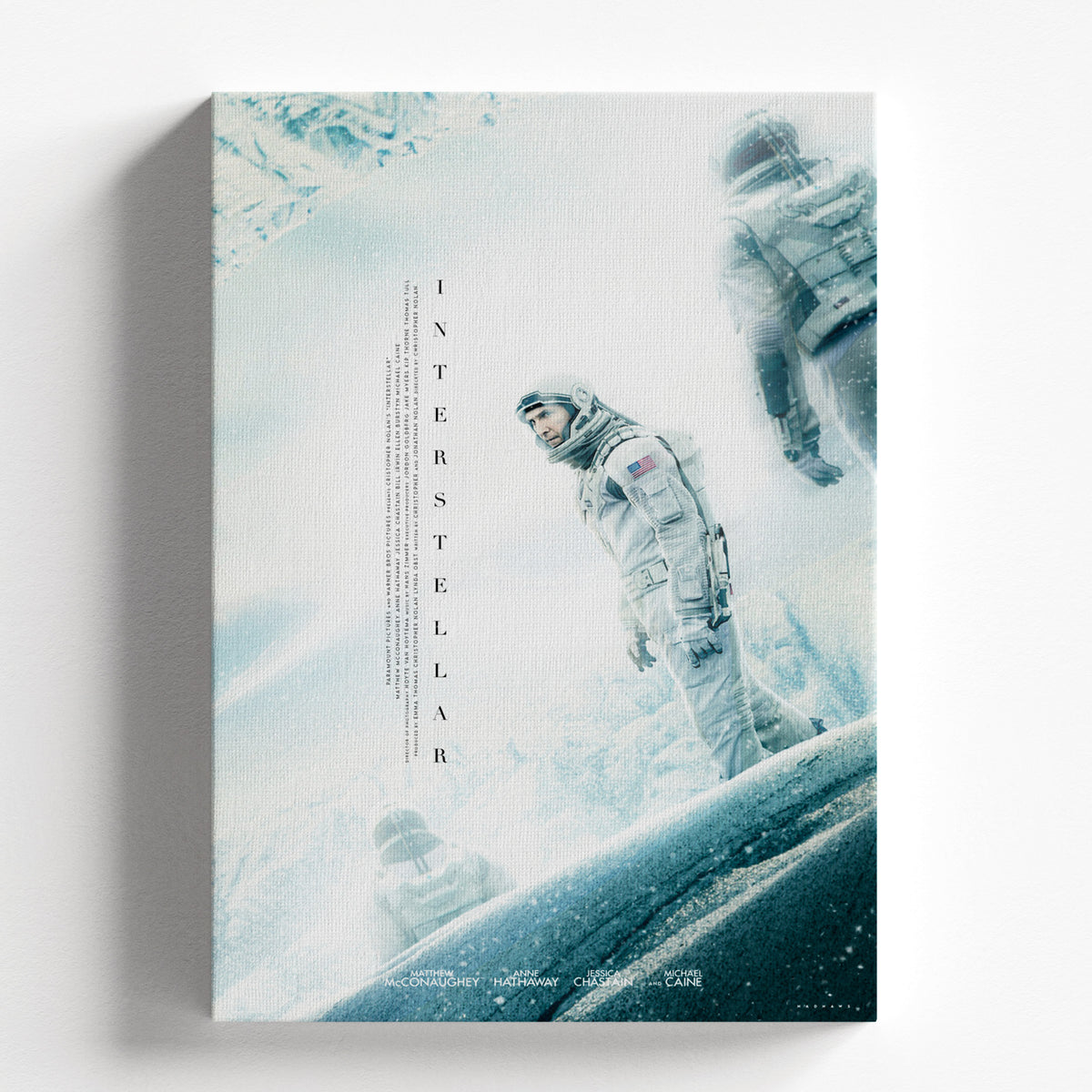 Interstellar Ice Planet Astronaut Poster