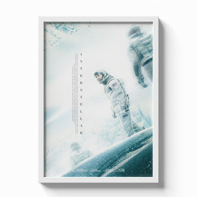 Interstellar Ice Planet Astronaut Poster
