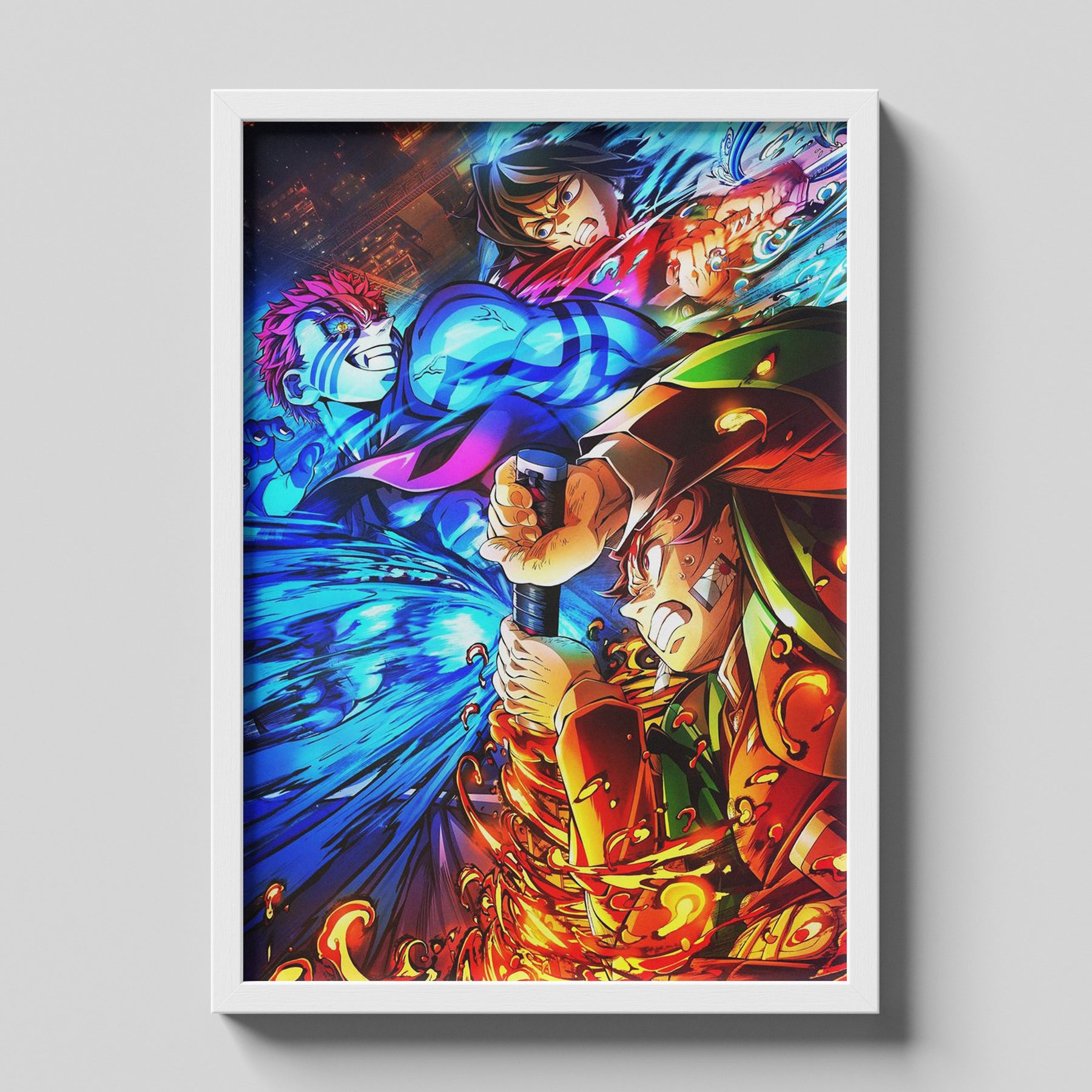 Demon Slayer Infinity Castle Clash Epic Anime Wall Poster