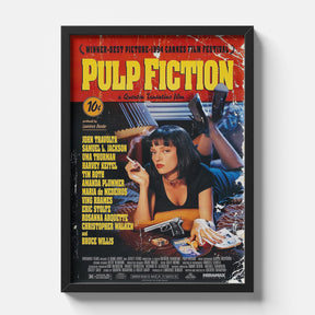 Pulp Fiction Classic Movie Poster Vintage Cinema Wall Art