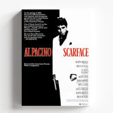 Scarface Al Pacino Minimal Black White Classic Poster