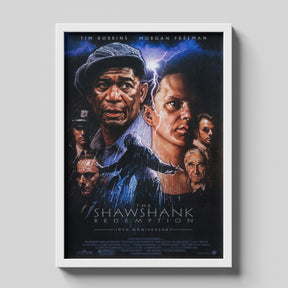 The Shawshank Redemption Movie Poster Cinematic Wall Art