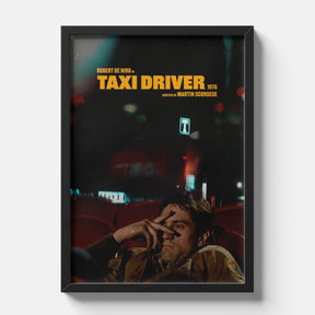 Taxi Driver 1976 Neon Cinema Movie Poster Print