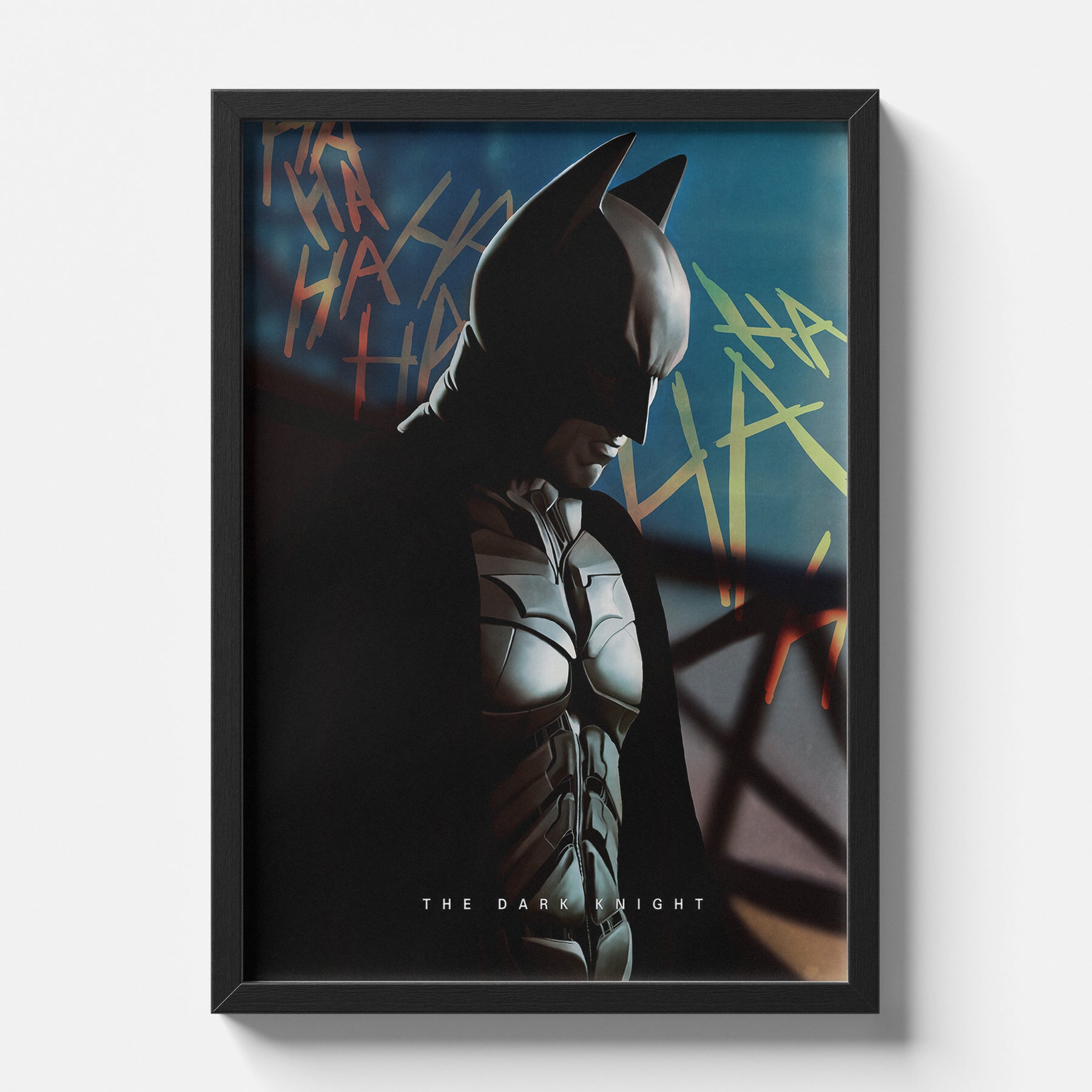 The Dark Knight Batman Joker Graffiti Cinematic Poster