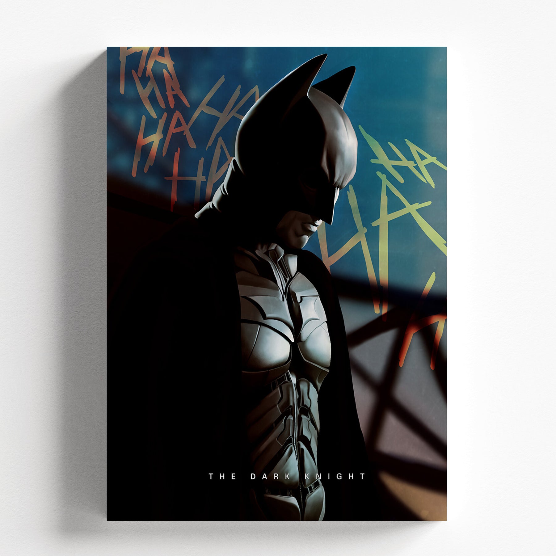 The Dark Knight Batman Joker Graffiti Cinematic Poster