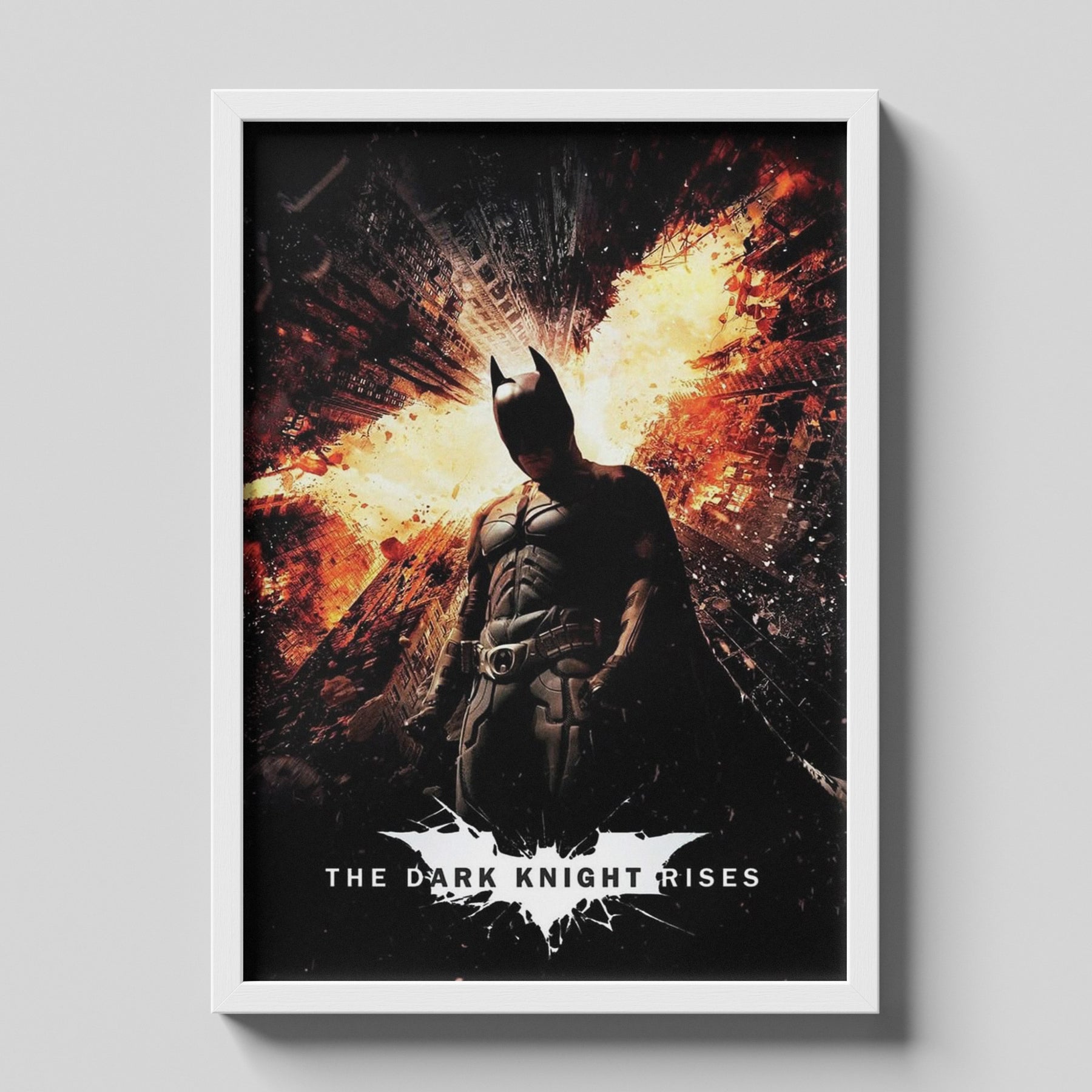 The Dark Knight Rises Explosive Gotham Movie Poster