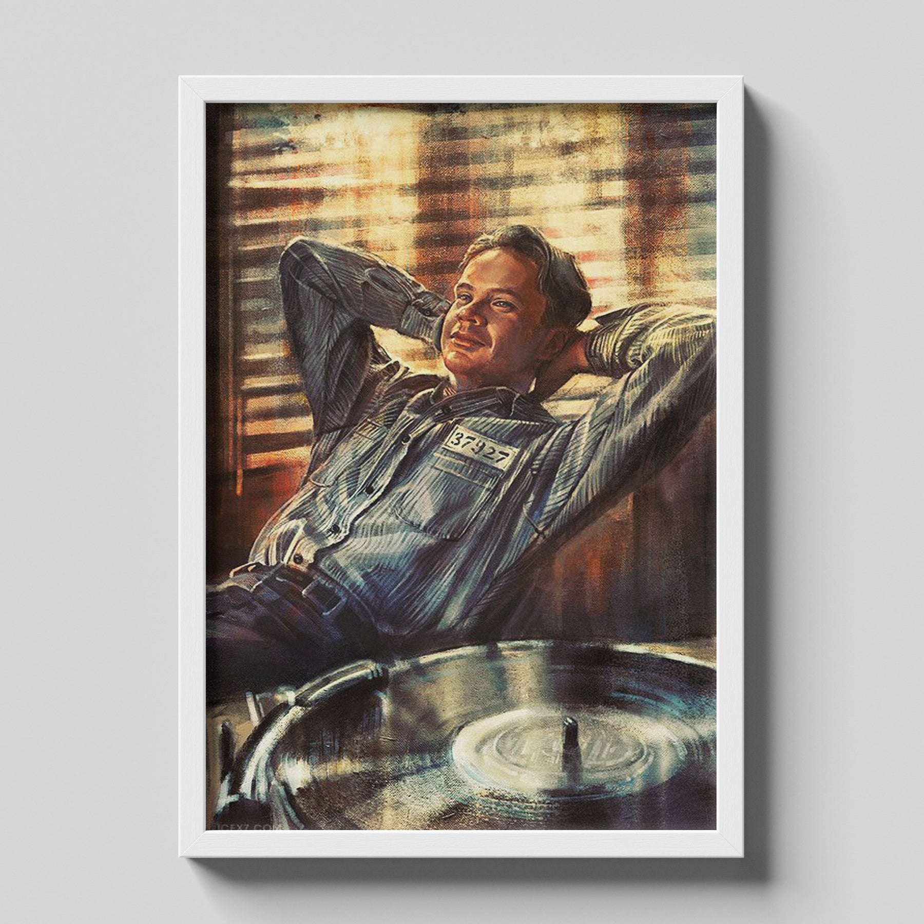 Shawshank Redemption Hopeful Prison Scene Movie Poster