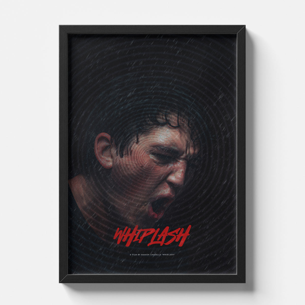 Whiplash Intensity Portrait Poster – Powerful Music Film Art Print