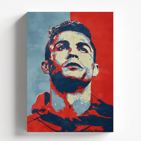 Cristiano Ronaldo Pop Art Portrait Football Poster