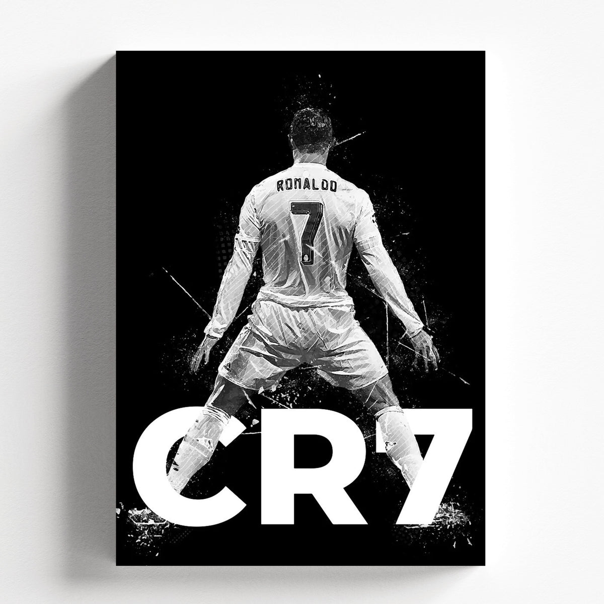 Cristiano Ronaldo CR7 Poster | Football Wall Art for Ronaldo Fans