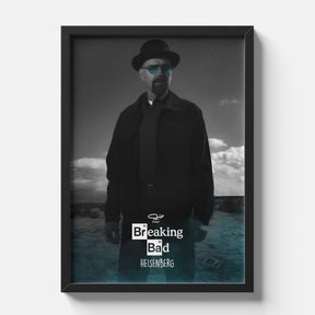 Breaking Bad Heisenberg Minimal Noir Poster