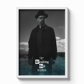 Breaking Bad Heisenberg Minimal Noir Poster