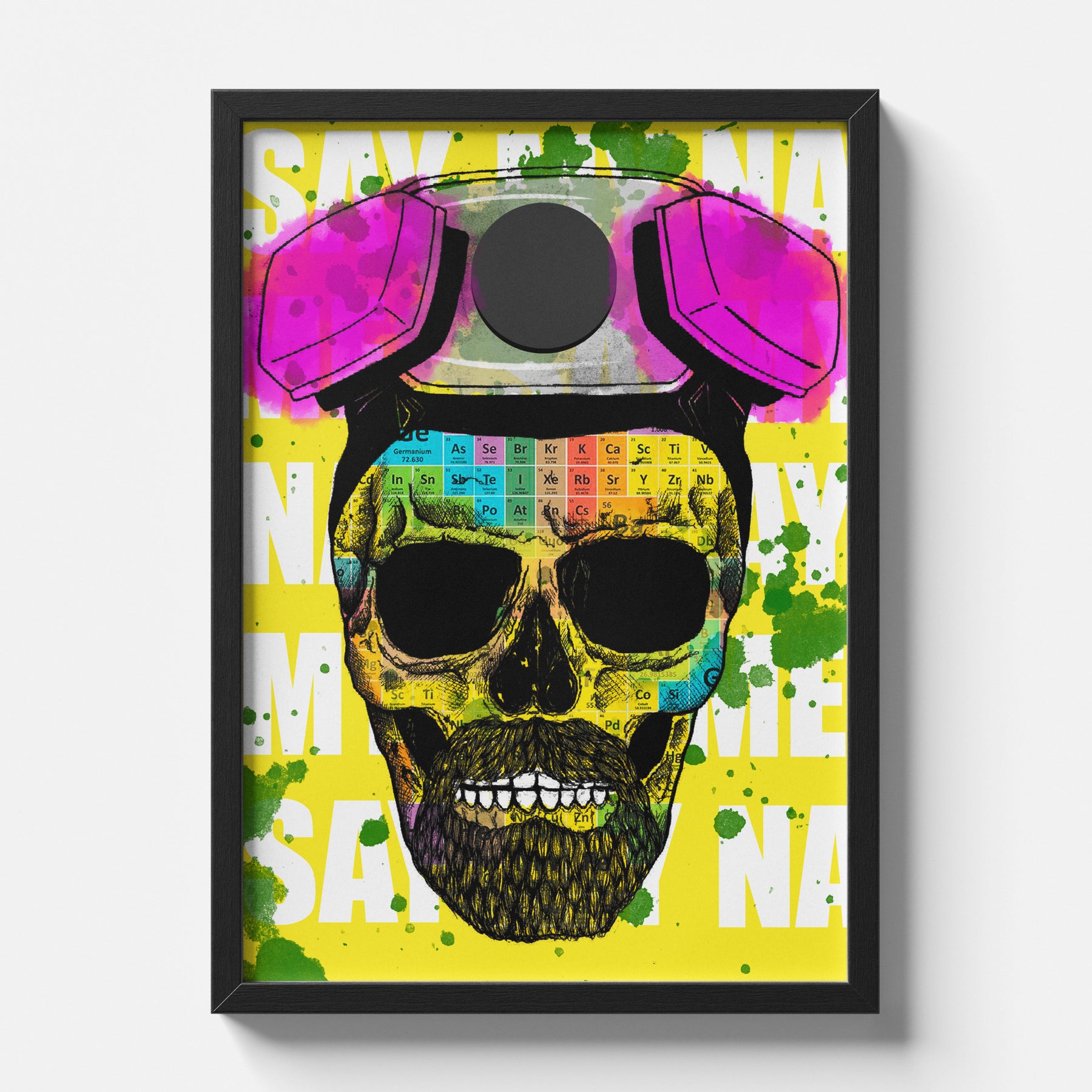 Breaking Bad “Say My Name” Skull Pop-Art Poster
