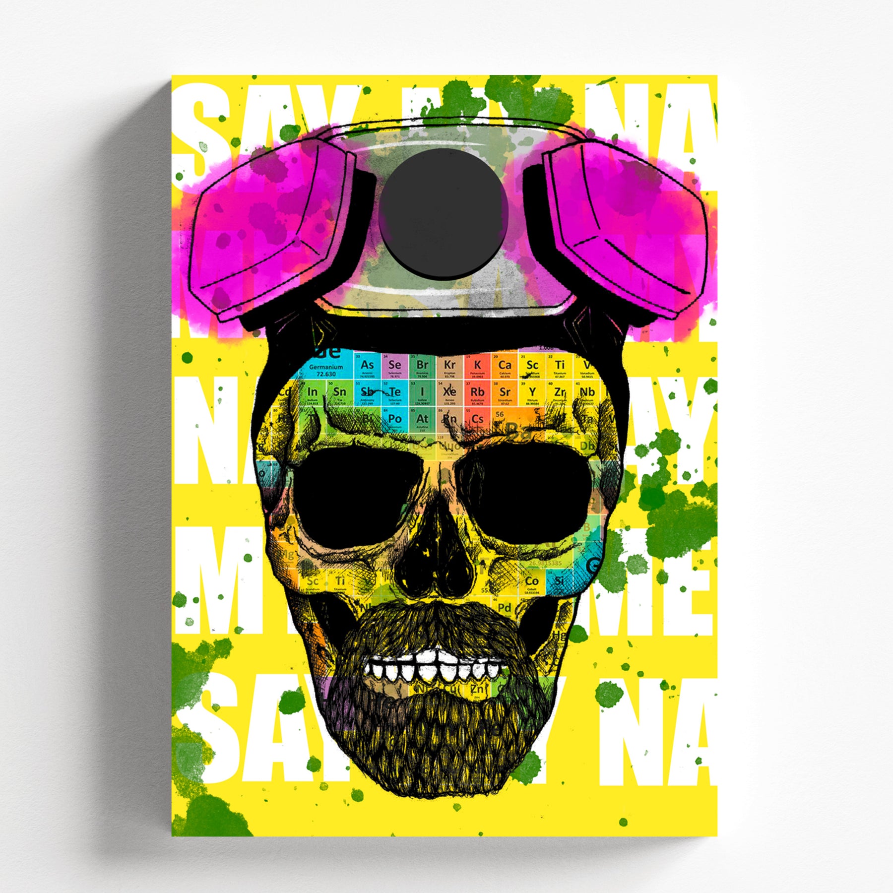 Breaking Bad “Say My Name” Skull Pop-Art Poster