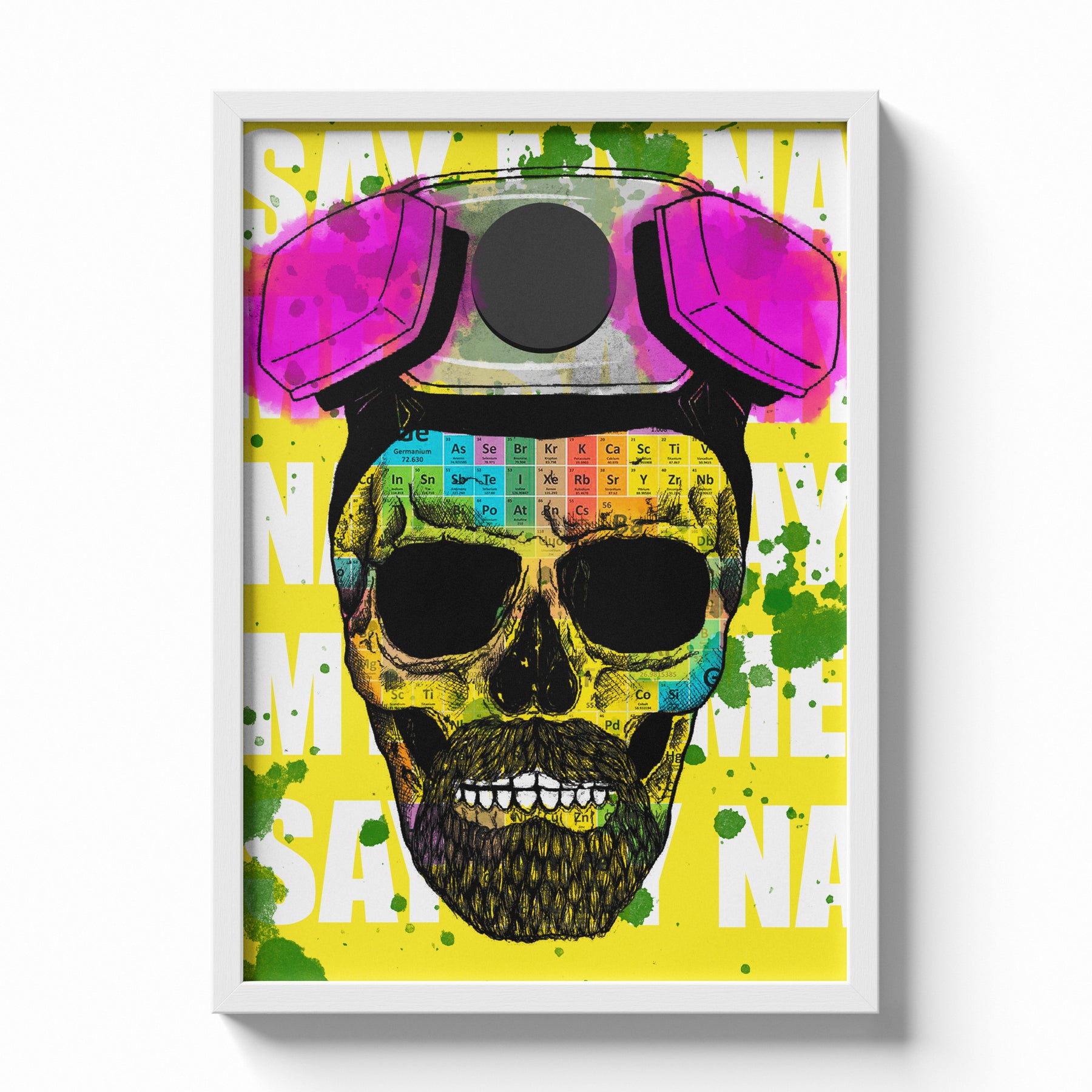 Breaking Bad “Say My Name” Skull Pop-Art Poster