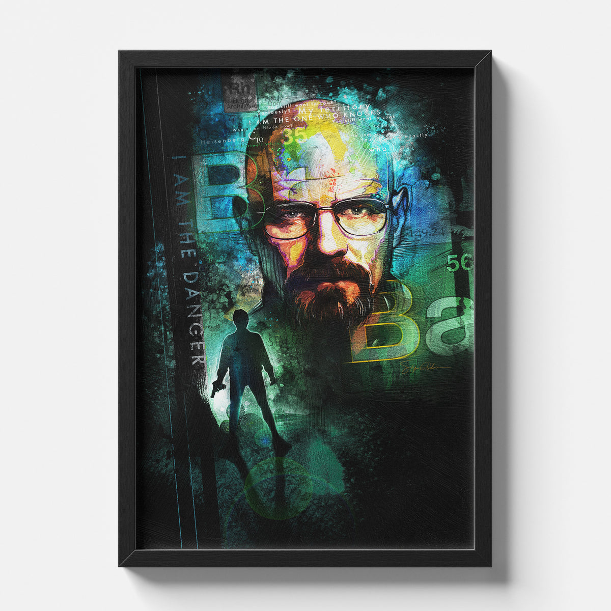 Breaking Bad “I Am the Danger” Heisenberg Portrait Poster