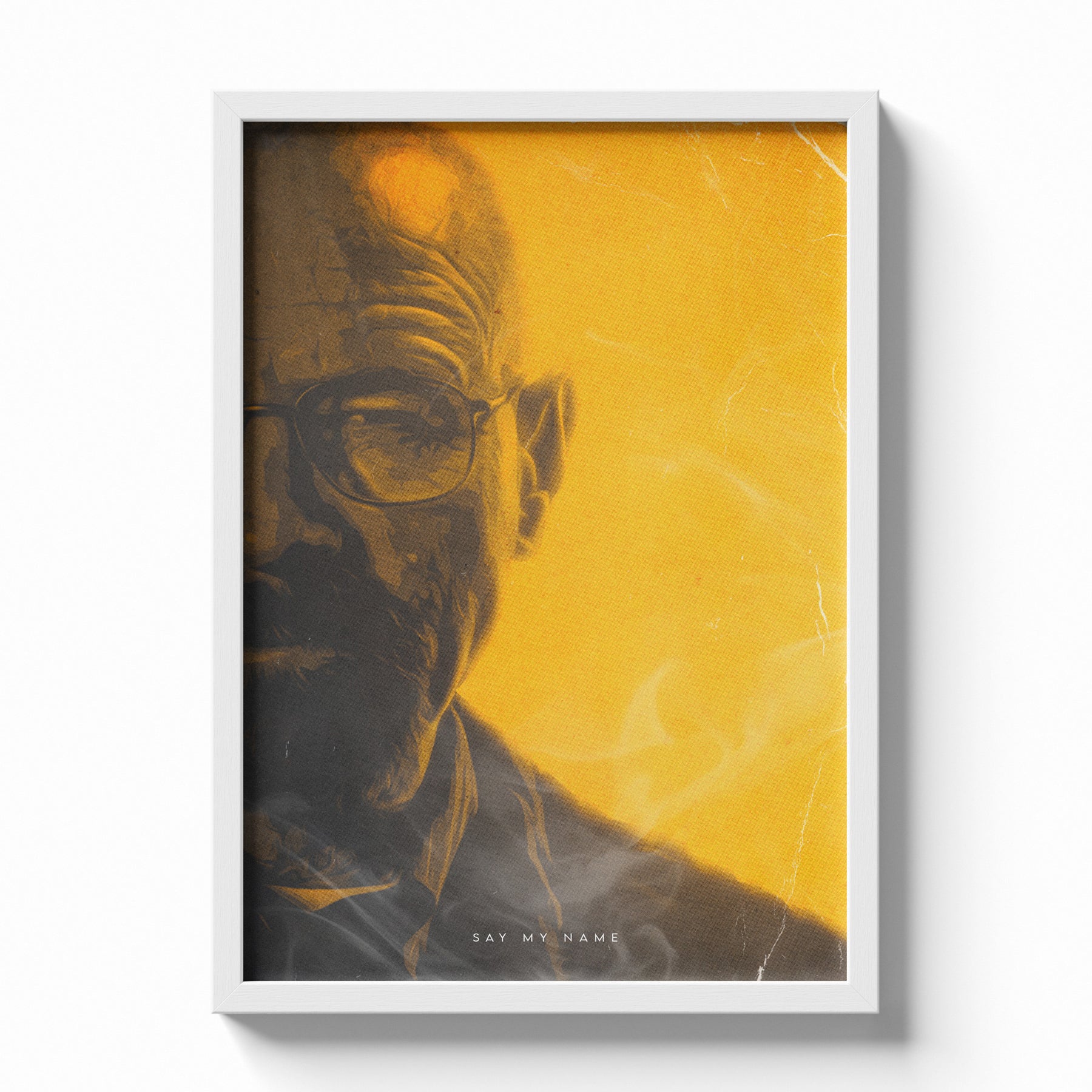 Breaking Bad Say My Name Walter White Poster