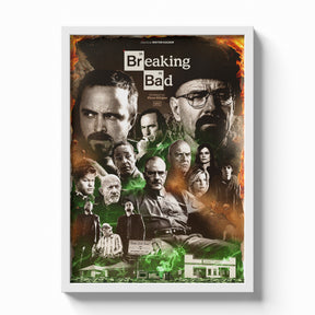 Breaking Bad Complete Cast Collage Poster